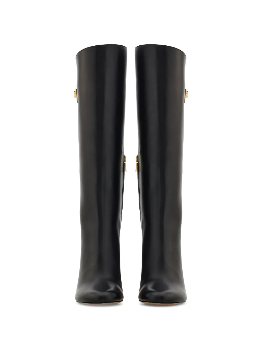 Ferragamo Hug buckle boots Zwart