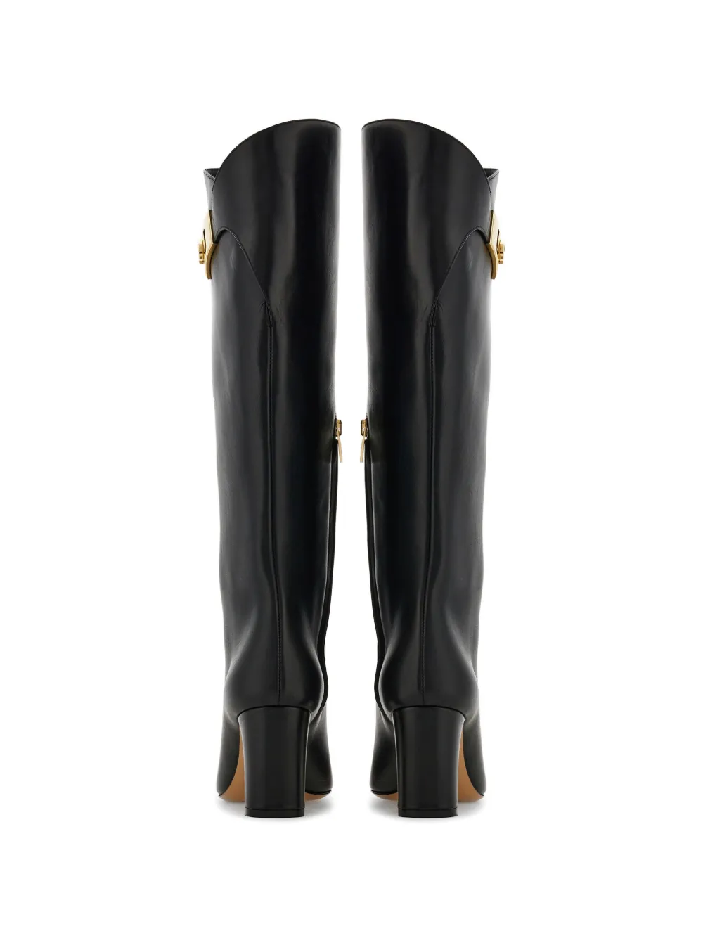 Ferragamo Hug buckle boots Zwart