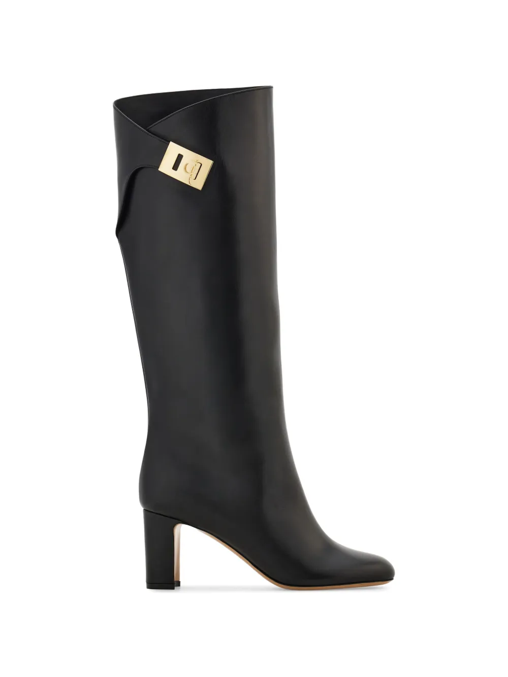 Ferragamo Hug buckle boots - Nero