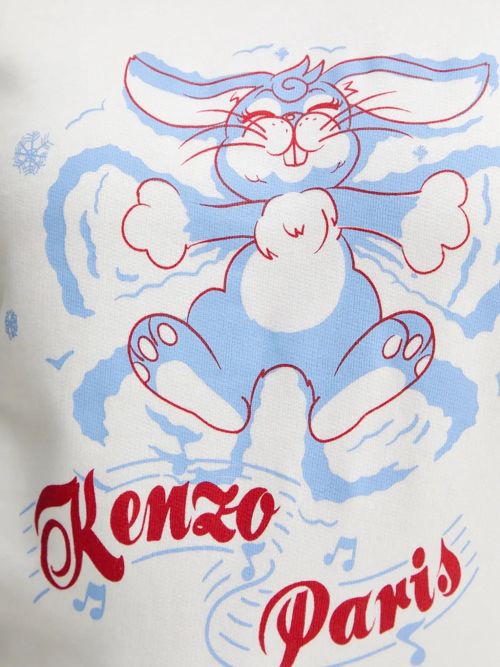 Kenzo Sweater met konijnprint Wit
