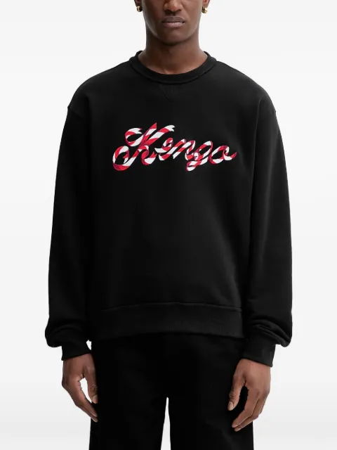 Kenzo sweat à détail de logo et col rond