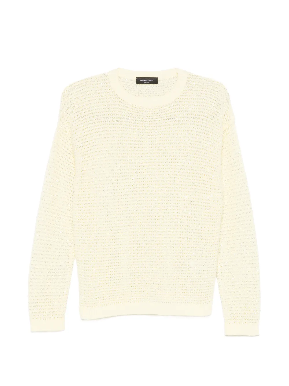 Fabiana Filippi crew-neck sweater - Giallo