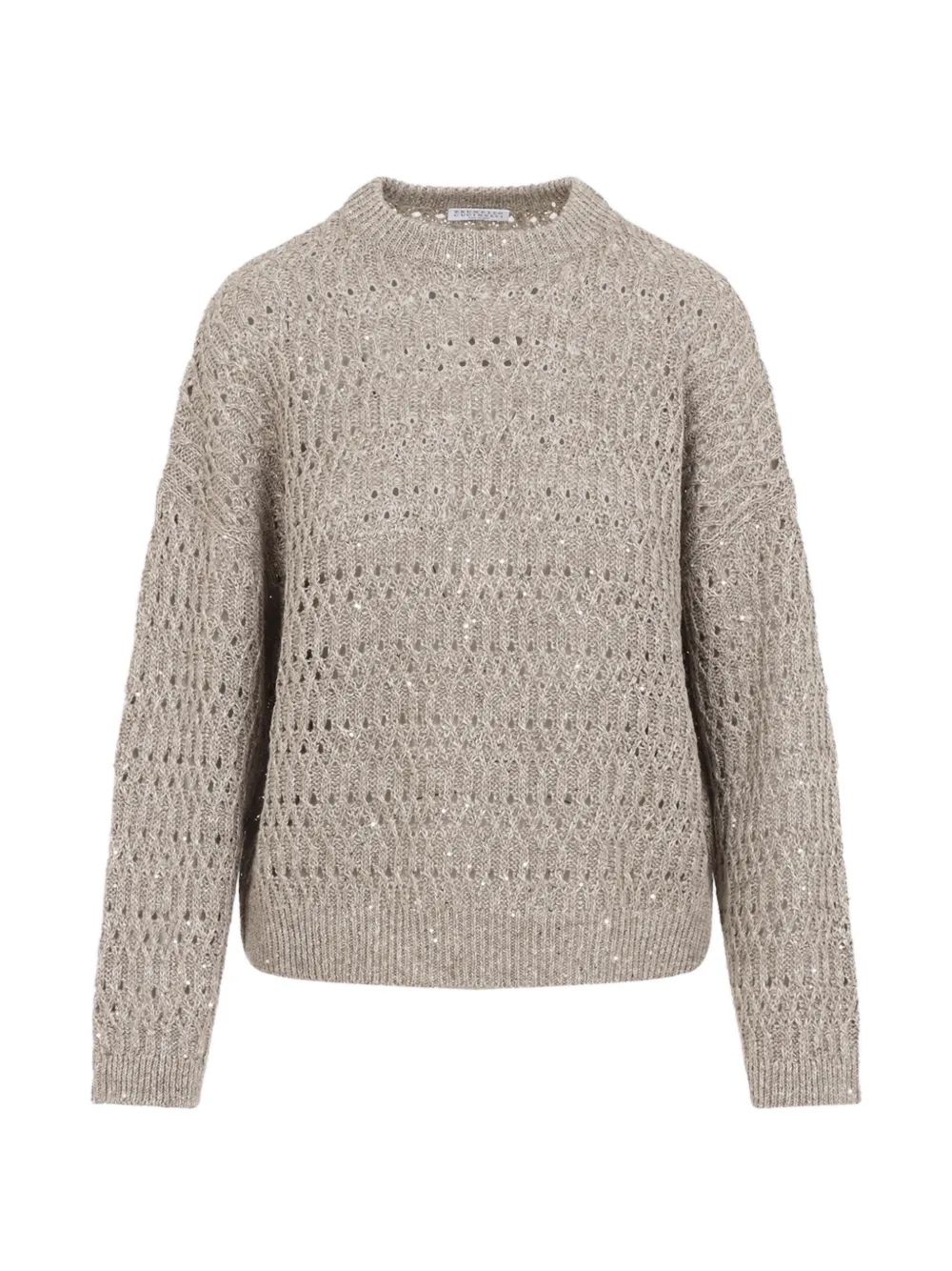 Brunello Cucinelli open knit sweater - Toni neutri