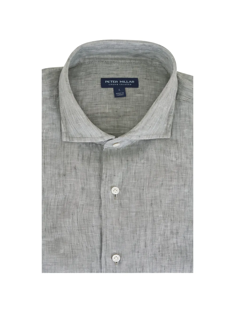 Peter Millar Astino button-fastening shirt | Grey | Image 1