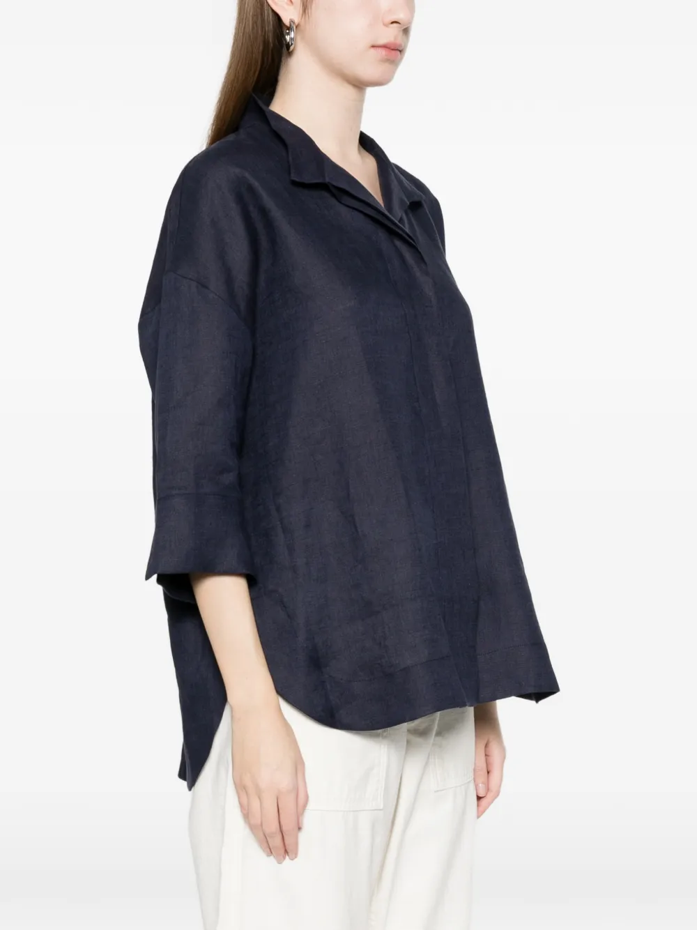  Amina Rubinacci Emma Shirt - Blue 