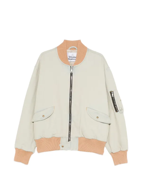 Vivienne Westwood Bernardo ボンバージャケット | ブルー | FARFETCH JP