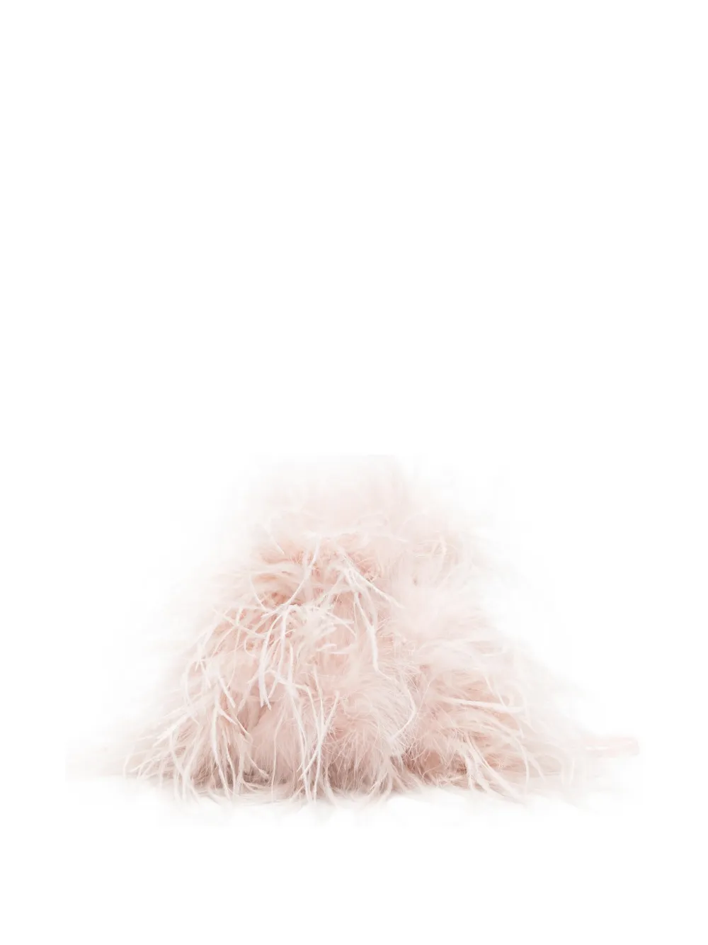Yves Salomon feather clutch bag - Rosa