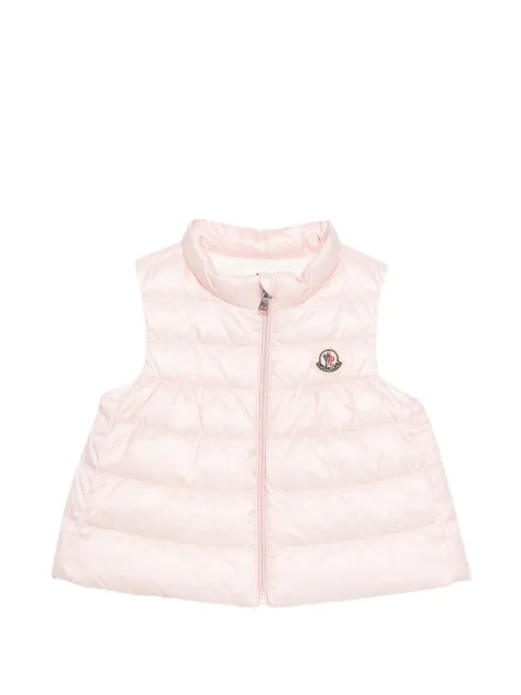 Moncler Enfant Gesteppte Hiva Weste mit Patch