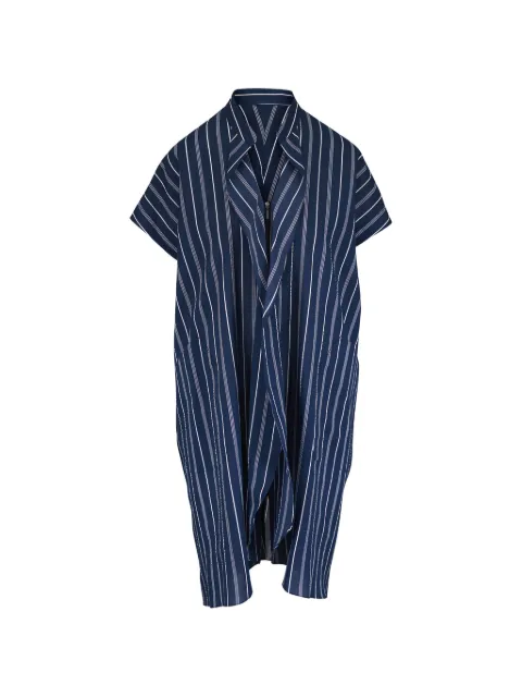 Zero + Maria Cornejo Fin Gaban striped midi dress