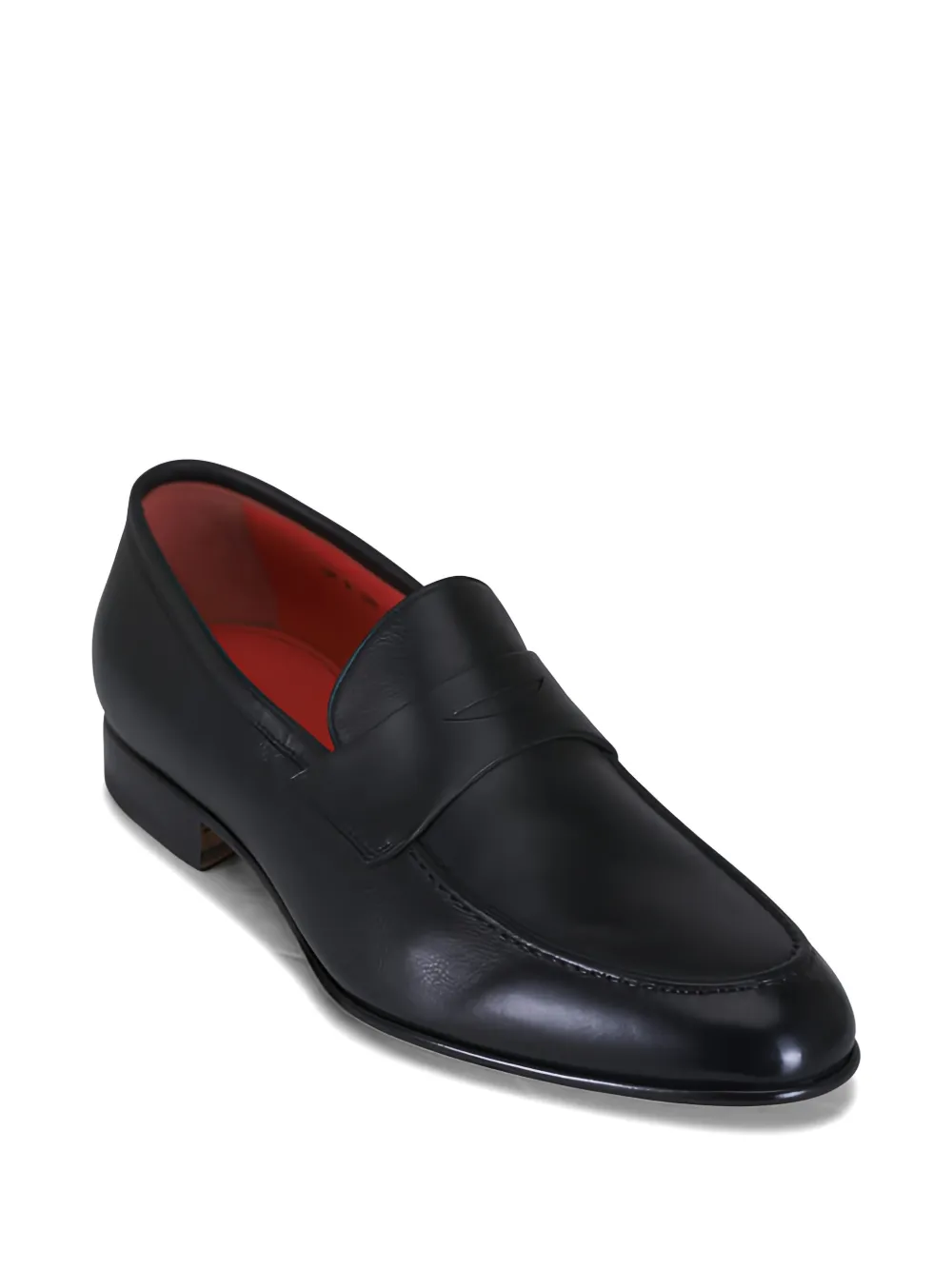 Santoni Penny loafers Zwart