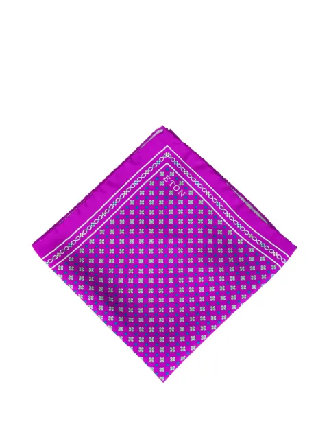 Eton patterned pocket square