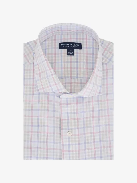 Peter Millar قميص مضفر بكاروهات