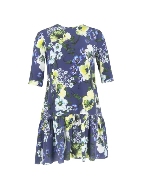ERDEM Emmie Minikleid mit Blumenprint