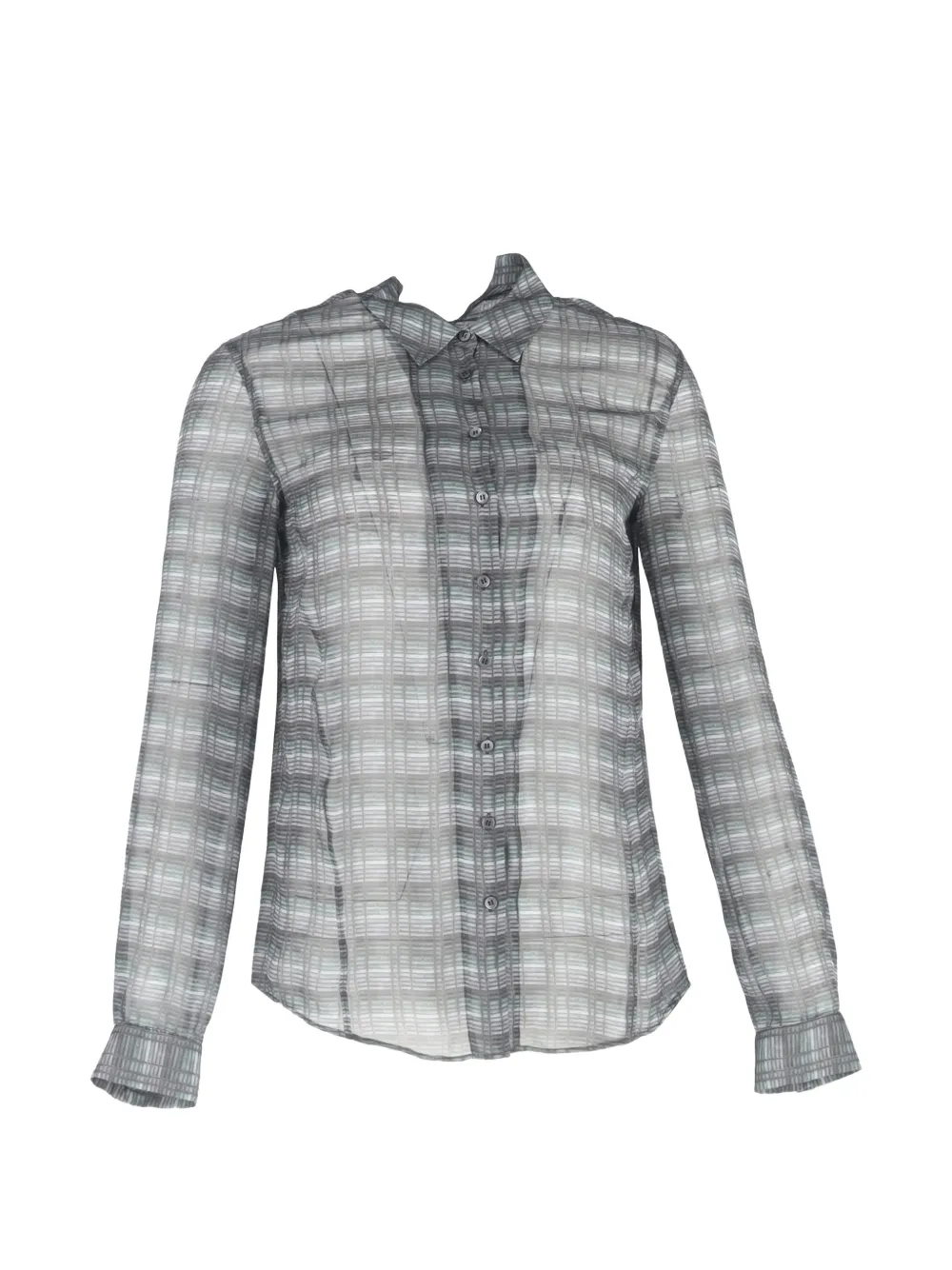 Theory checked shirt - Grigio