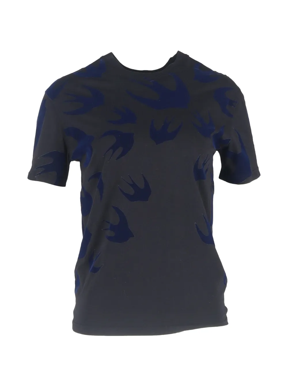 Alexander McQueen Pre-Owned bird-print T-shirt - Grey