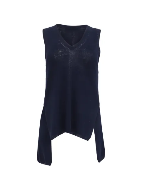 Proenza Schouler top con abertura y cuello en V