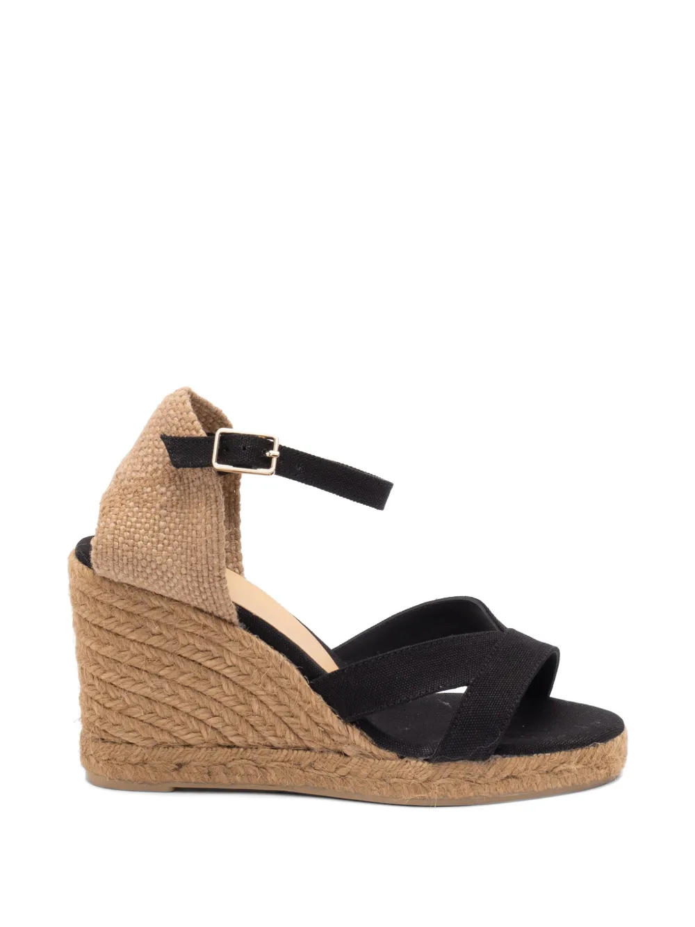 Castañer Espadrilles met gespbandjes Zwart