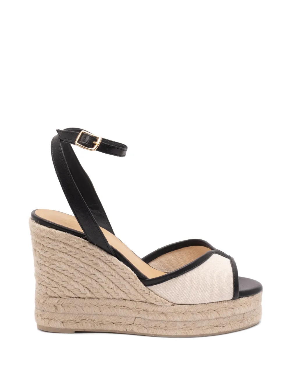 Castañer Espadrilles met enkelband Beige