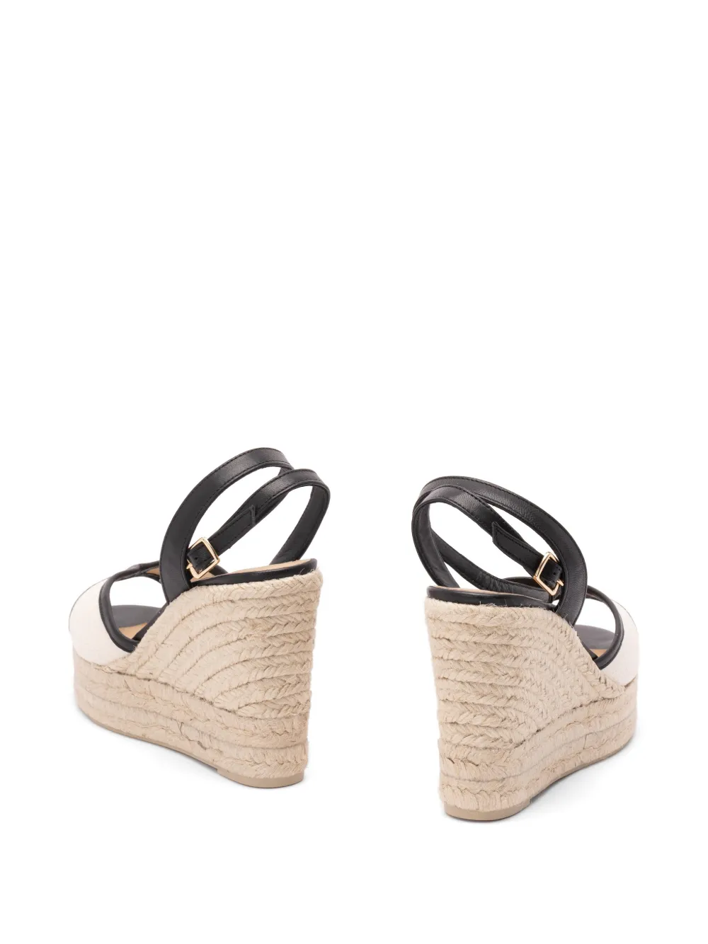 Castañer Espadrilles met enkelband Beige
