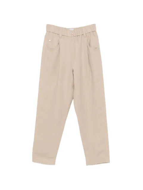 Brunello Cucinelli pantalones con pretina elástica