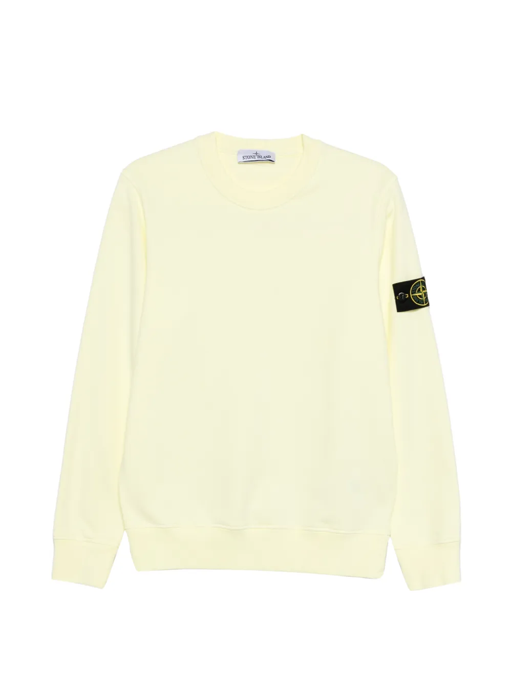 Stone Island patch crew-neck sweatshirt - Gelb