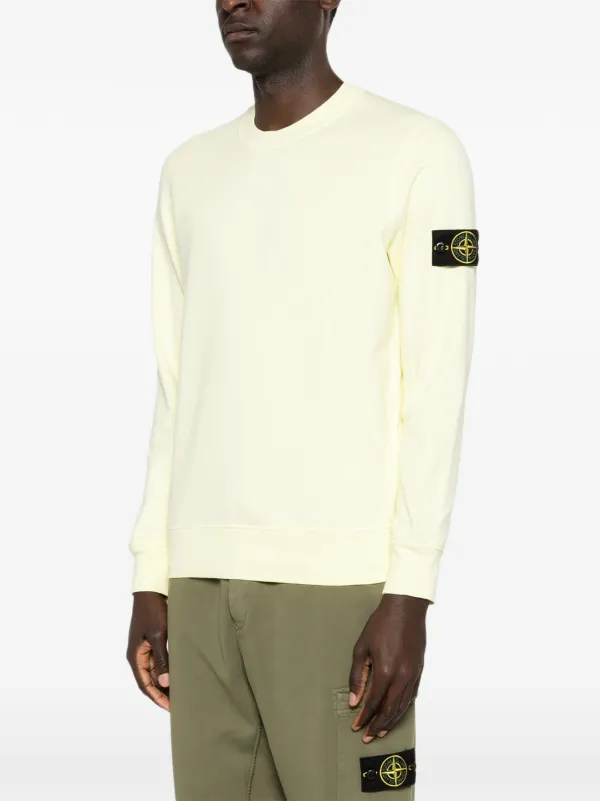 Stone Island パッチ スウェットシャツ | イエロー | FARFETCH JP
