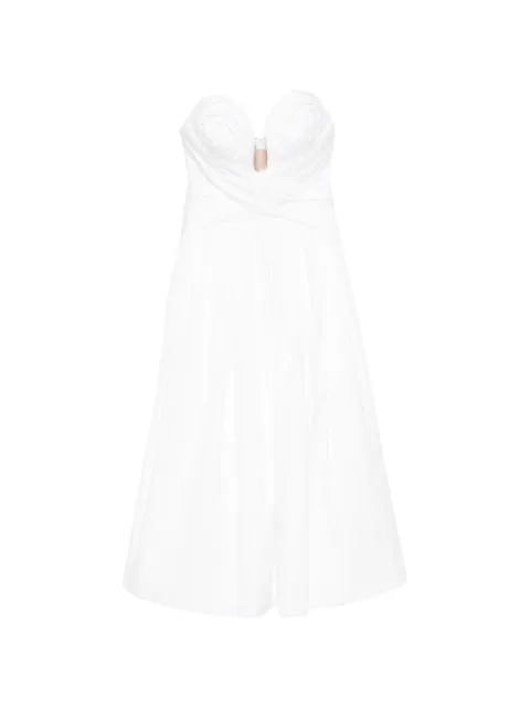 Carolina Herrera strapless midi dress