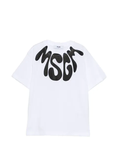 MSGM Kids playera con estampado gráfico