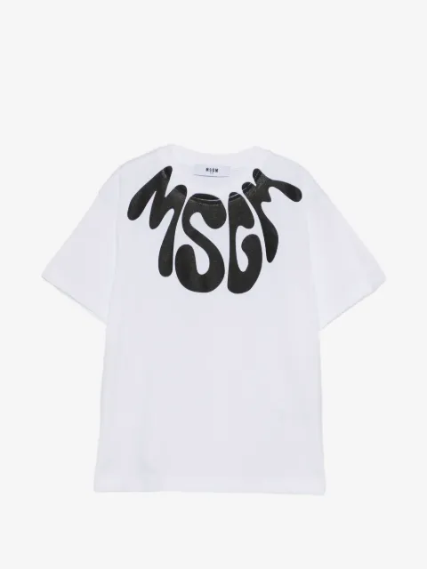 MSGM Kids logo-print T-shirt