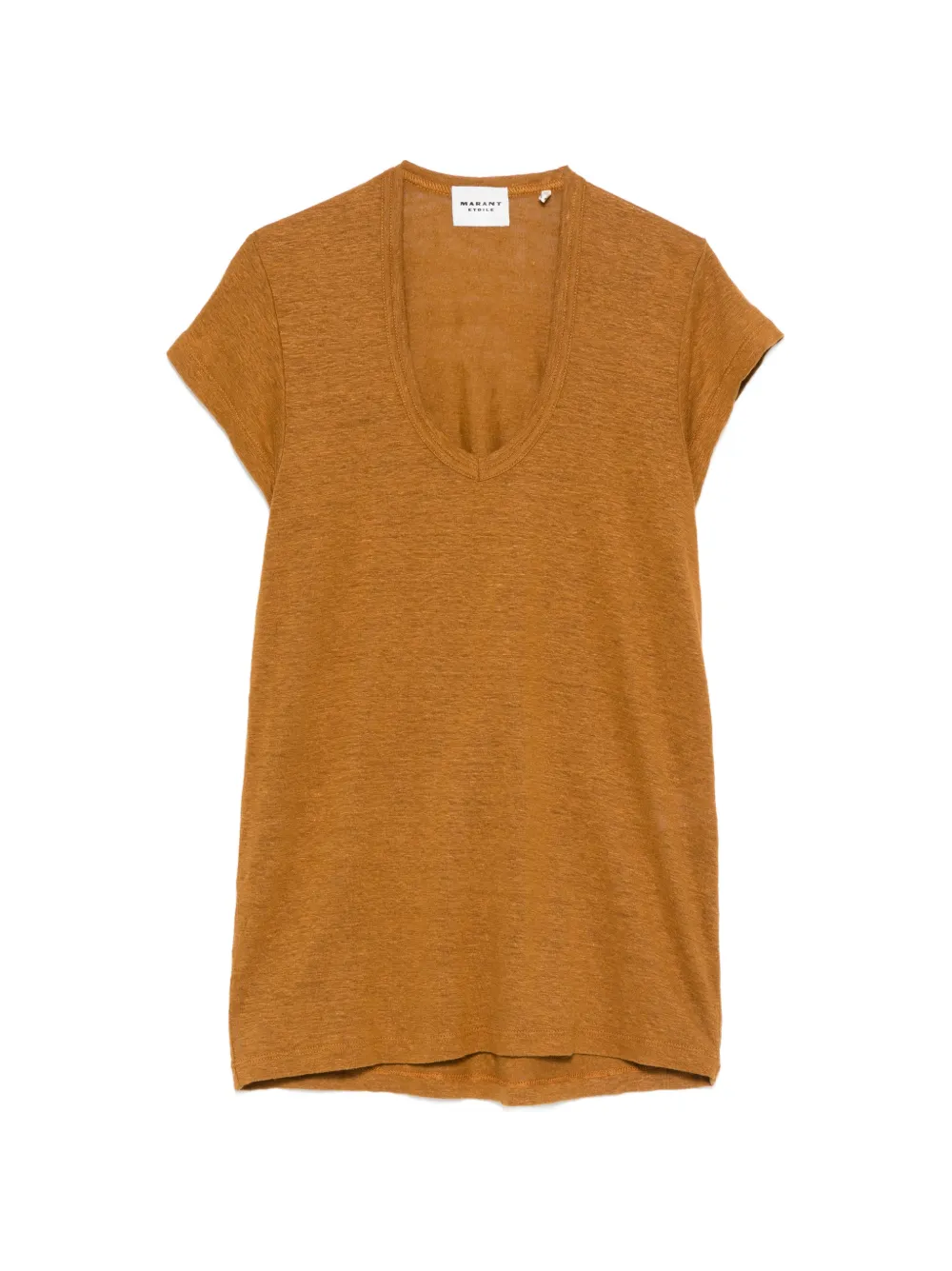 MARANT ÉTOILE T-shirt con scollo a V - Marrone