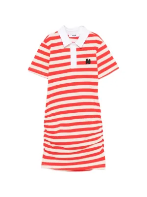 Emporio Armani Kids ストライプ ワンピース | ピンク | FARFETCH JP