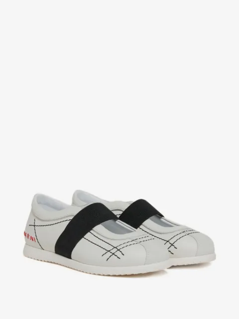 Marni Kids Sneakers mit Ziernähten