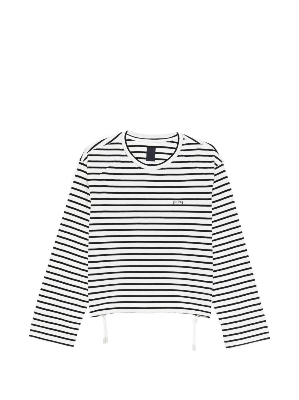 Juun.J striped T-shirt - Bianco