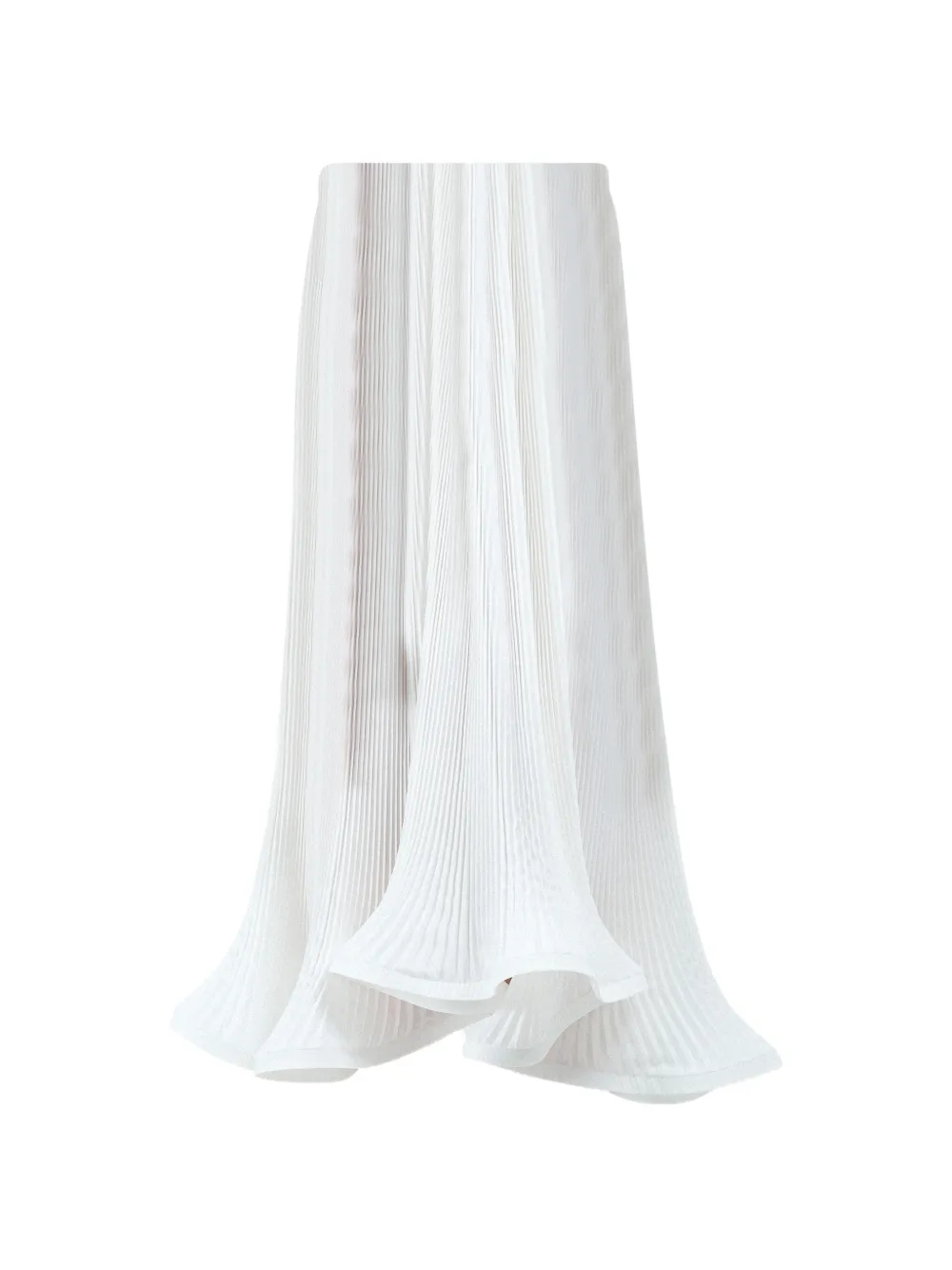 Rowen Rose pleated midi skirt - Bianco