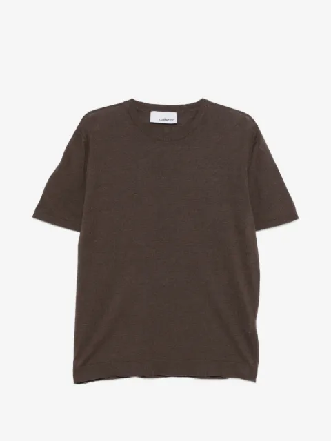 Costumein fine-knit short-sleeve T-shirt
