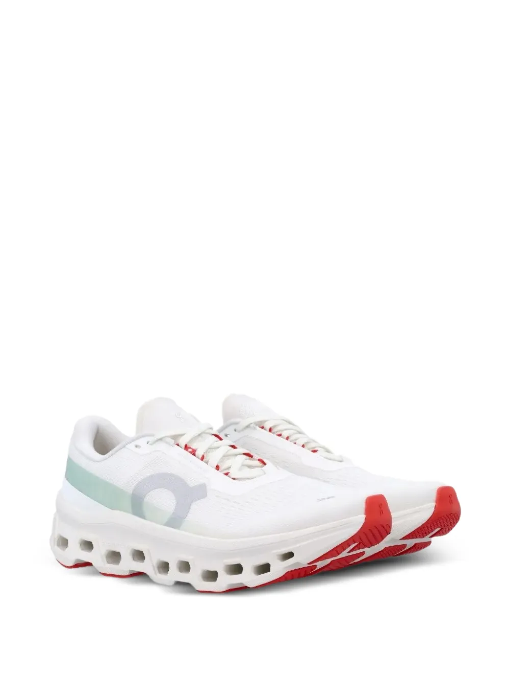 On Cloudm ster sneakers met logo Wit