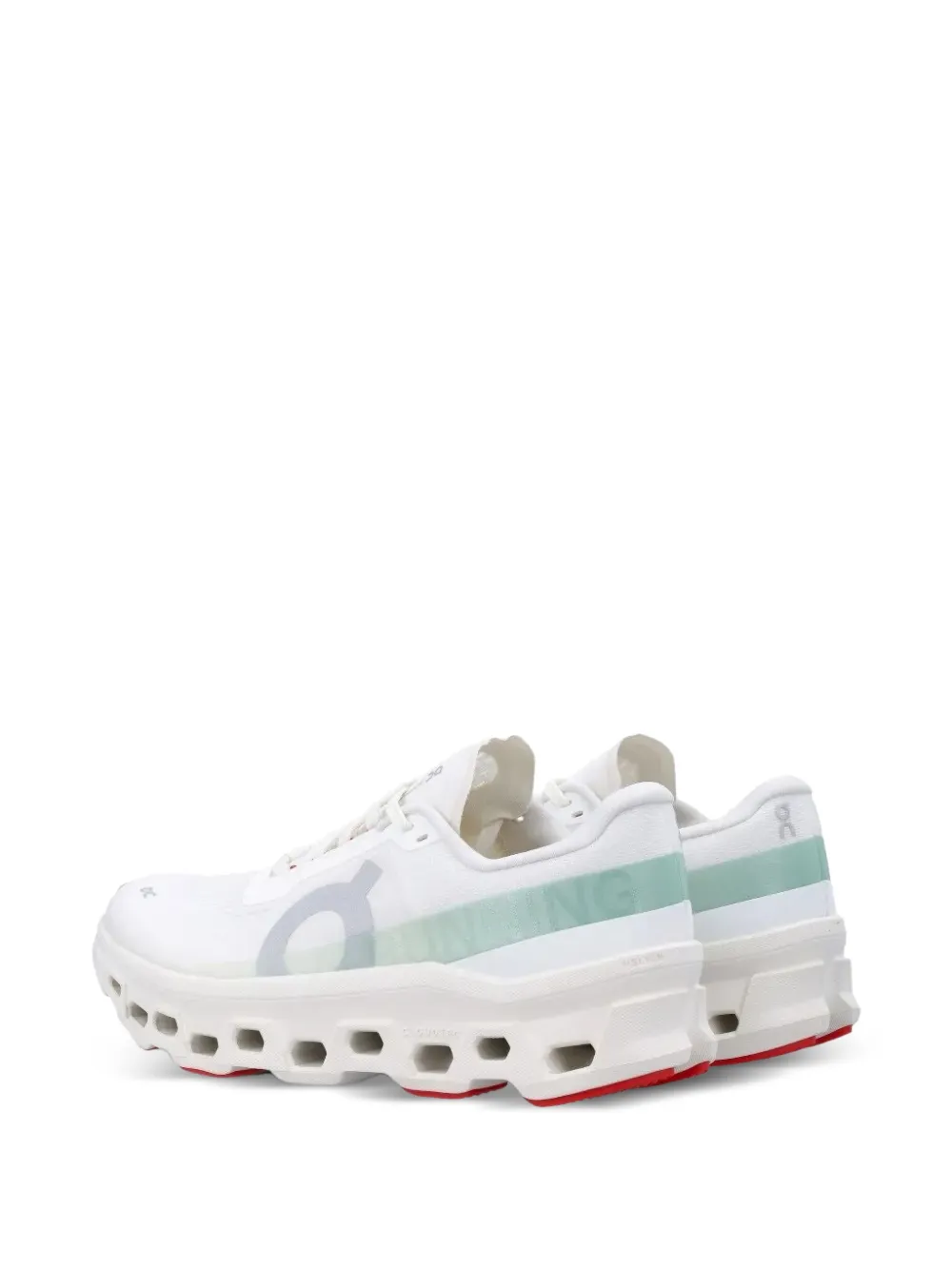 On Cloudm ster sneakers met logo Wit