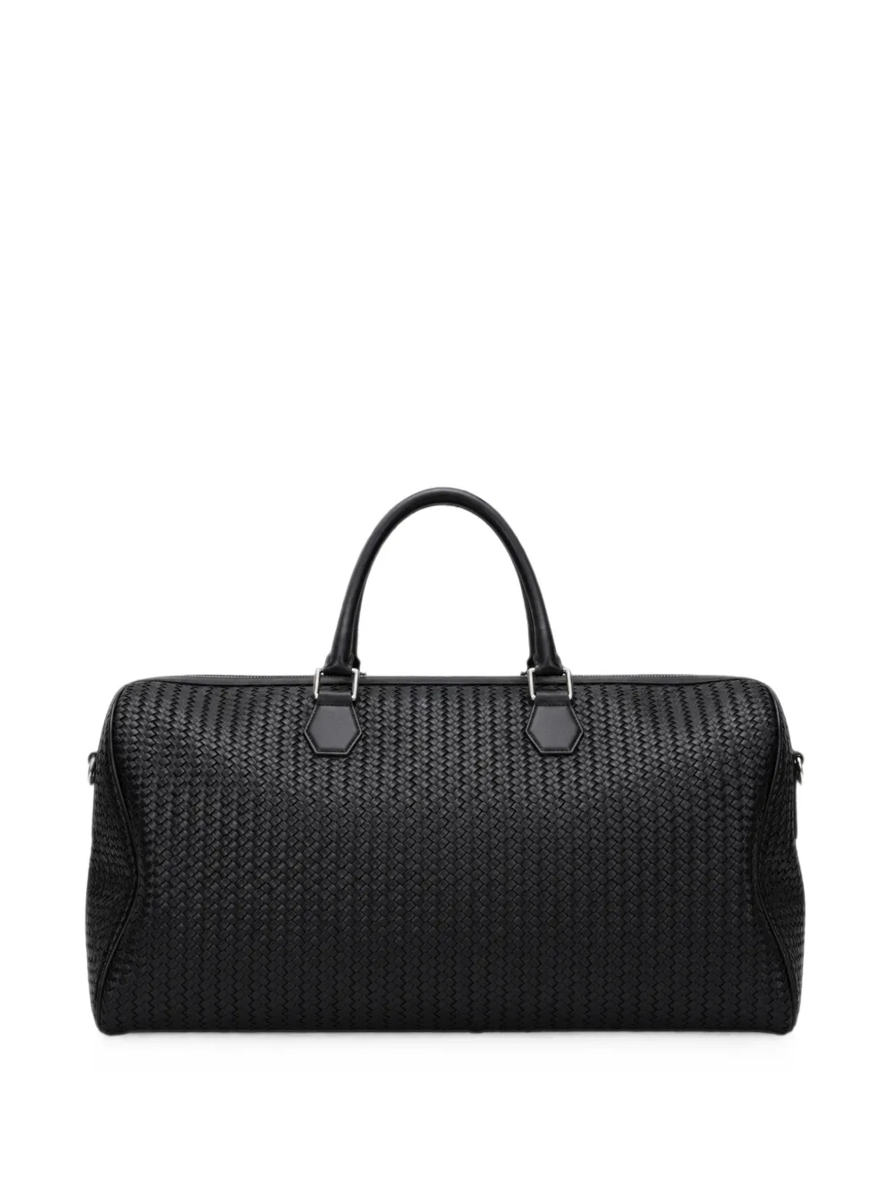 Philipp Plein Weekend tas van geweven leer Zwart