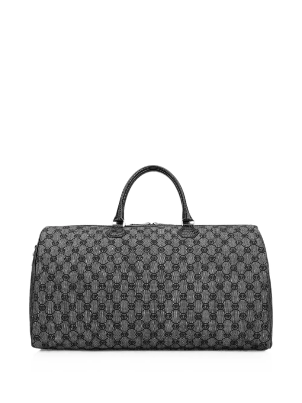 Philipp Plein Weekend denim tas met monogram-jacquard Grijs