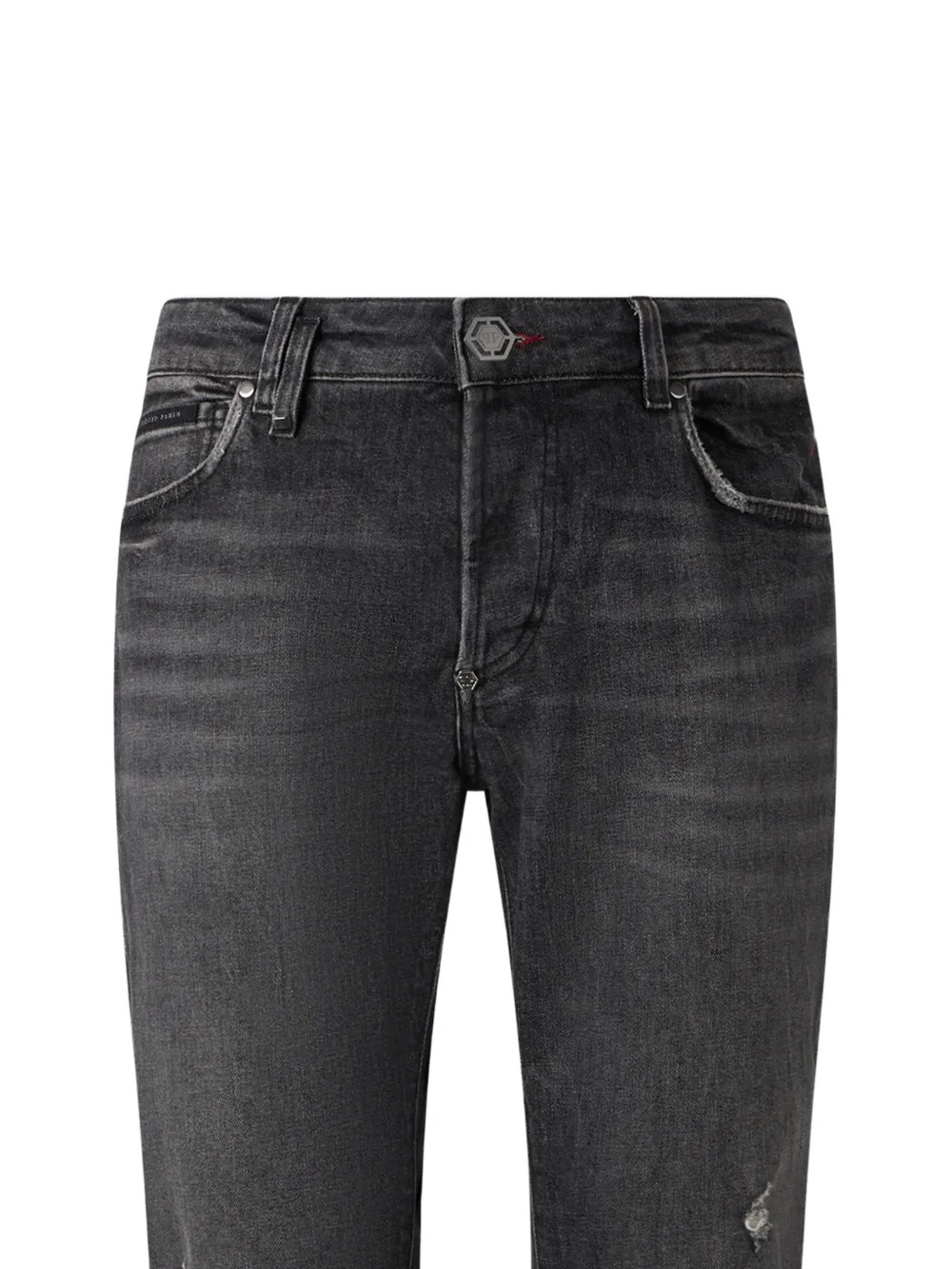 Philipp Plein Straight jeans Zwart