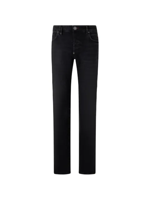 Philipp Plein logo-plaque straight-cut jeans