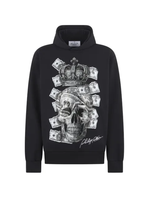 Philipp Plein rhinestone-embellished hoodie