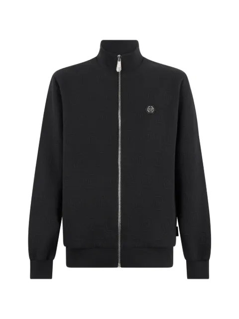 Philipp Plein jacquard-monogram tracksuit jacket