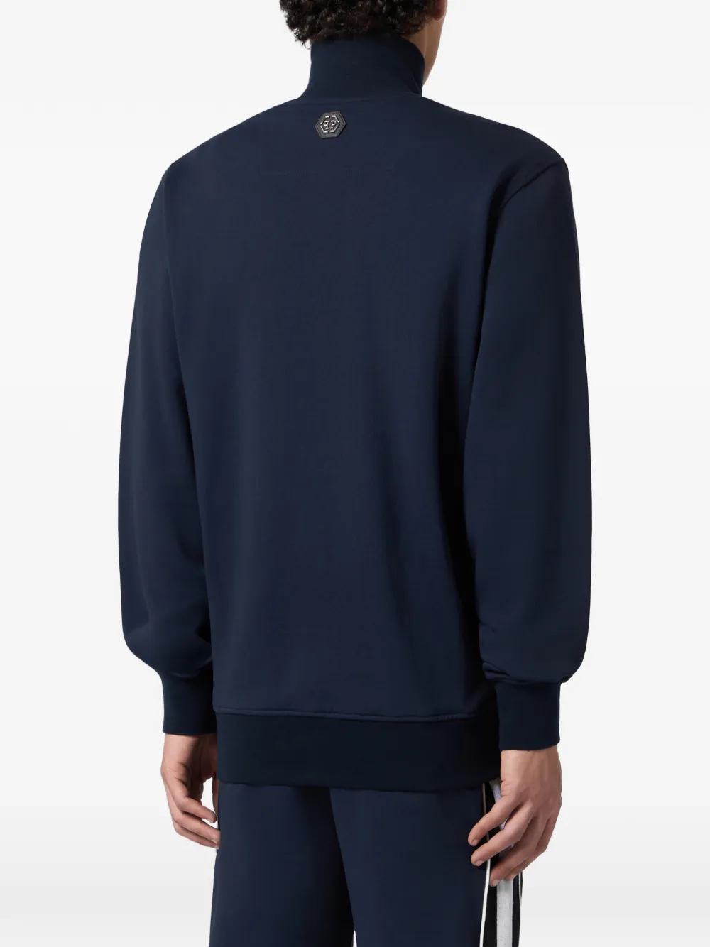 Philipp Plein Trainingsjack met logoprint Blauw