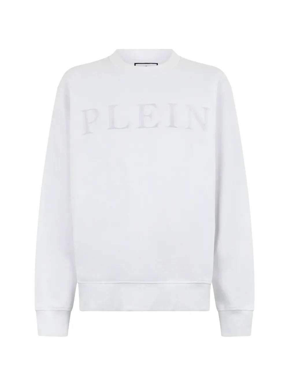 Philipp Plein Felpa con logo ricamato - Bianco