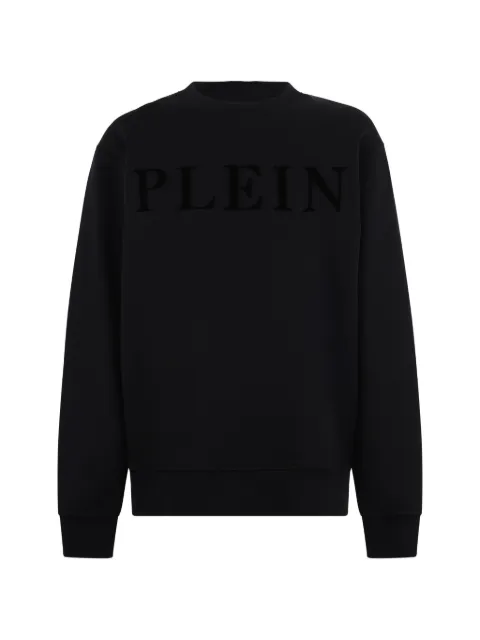 Philipp Plein sudadera con logo estampado