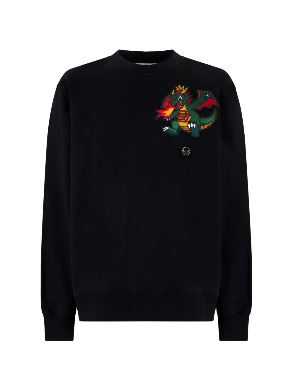 Philipp Plein Felpa con applicazione - Nero
