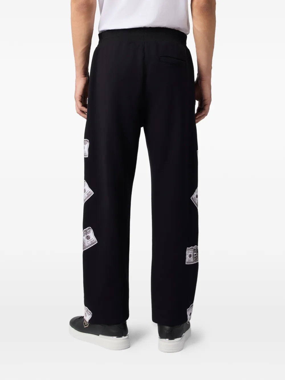 Philipp Plein Trainingsbroek met dollardetail Zwart