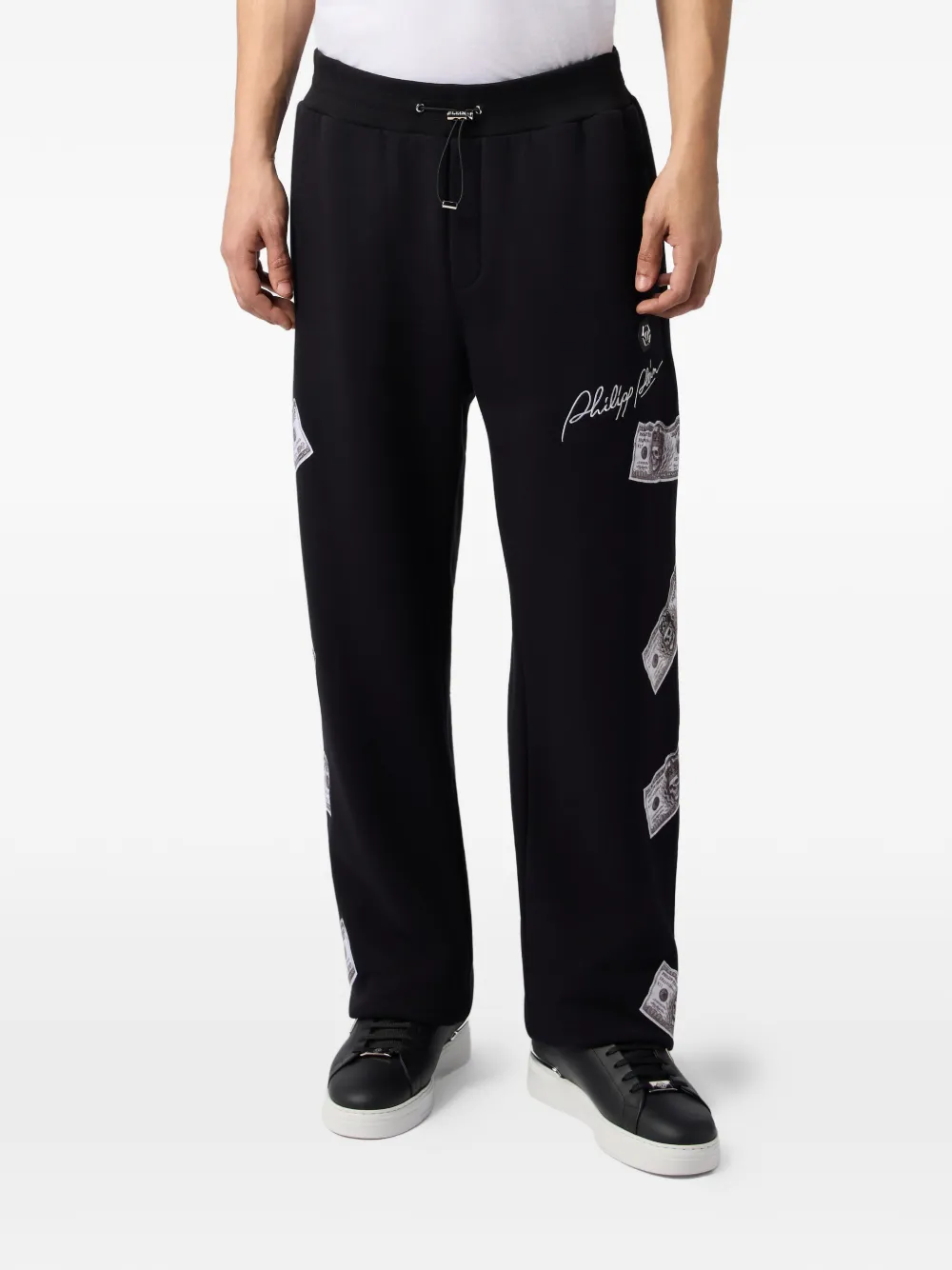 Philipp Plein Trainingsbroek met dollardetail Zwart