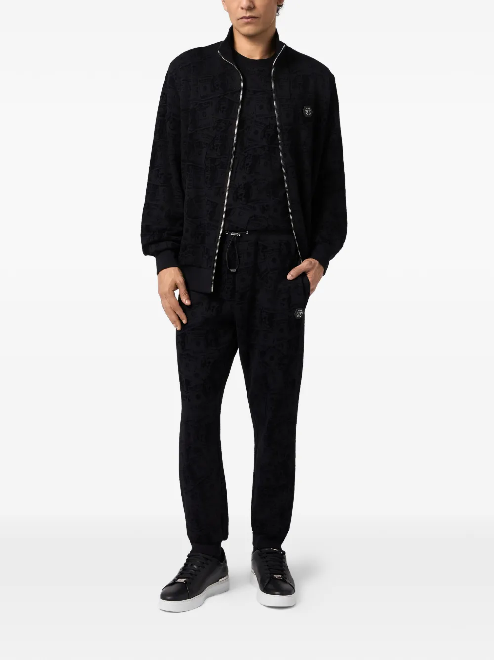 Philipp Plein Trainingsbroek met doodskop Zwart
